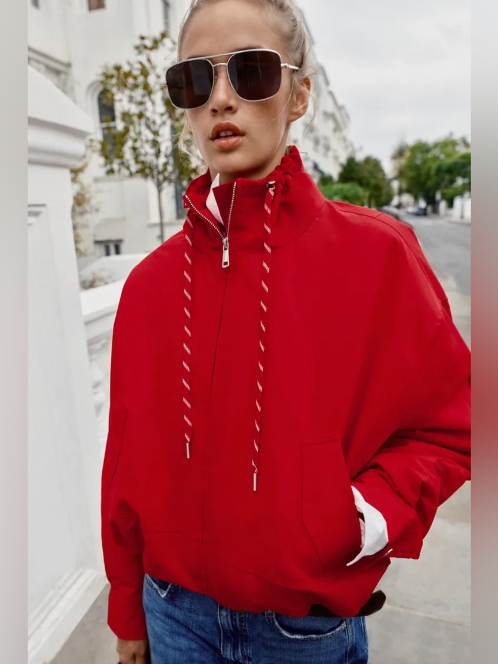 ZARA water repellent quilted jacket